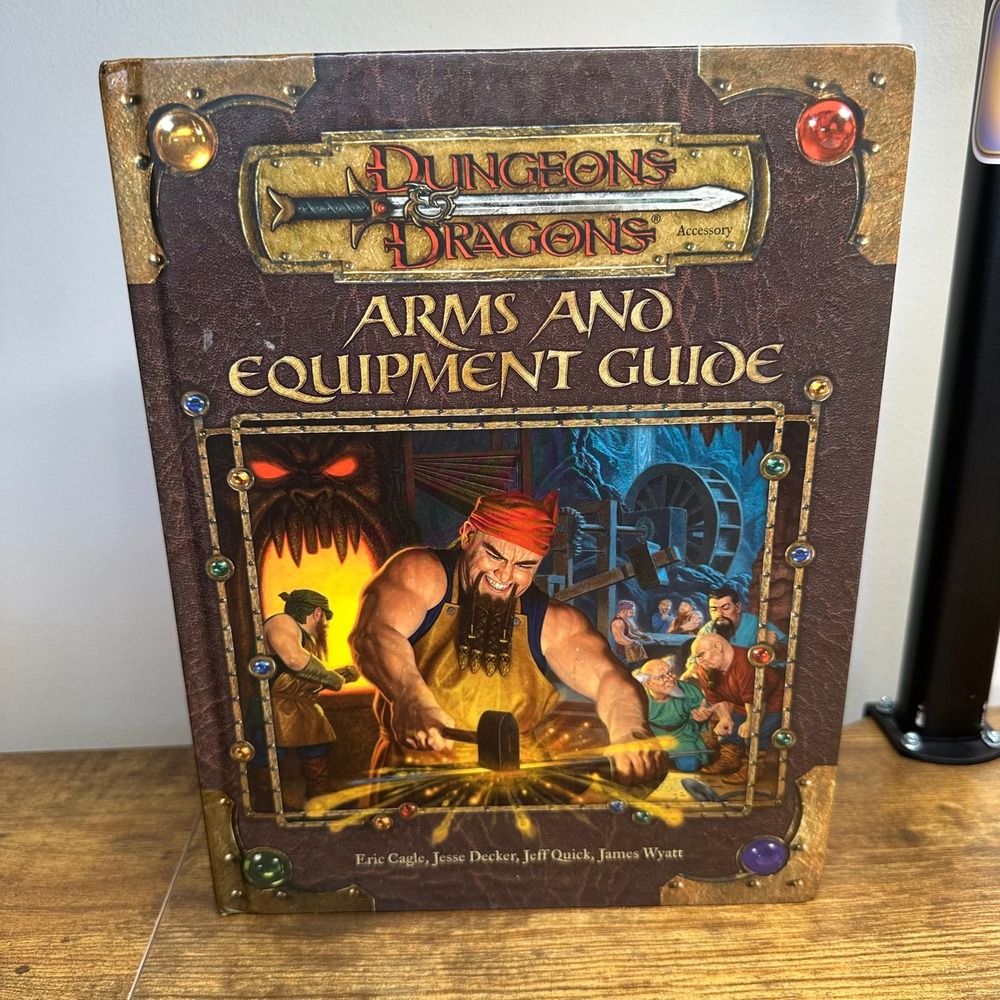 Dungeons‎ and Dragons Arms and Equipment Guide Hardcover 2003 First Printing d20